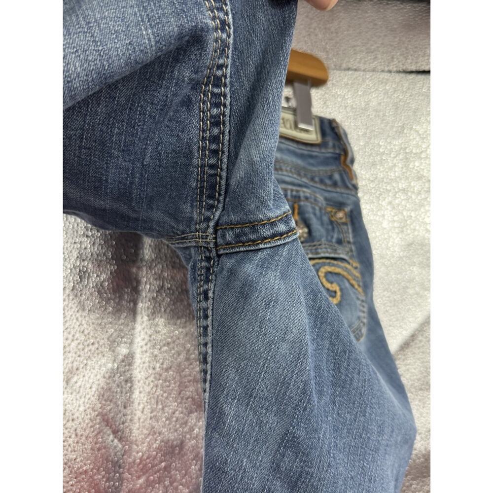 Rock Revival Calli Thick Stitch Skinny Stretch Jeans Womens Size 28 READ - Picture 4 of 11